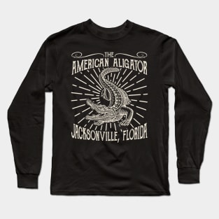 The American Aligator Jacksonville Florida Long Sleeve T-Shirt